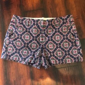 • J. Crew Patterned Shorts •